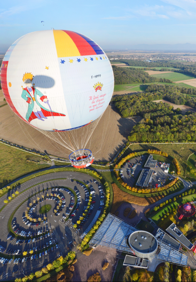 Vue aérienne - Parc du Petit Prince