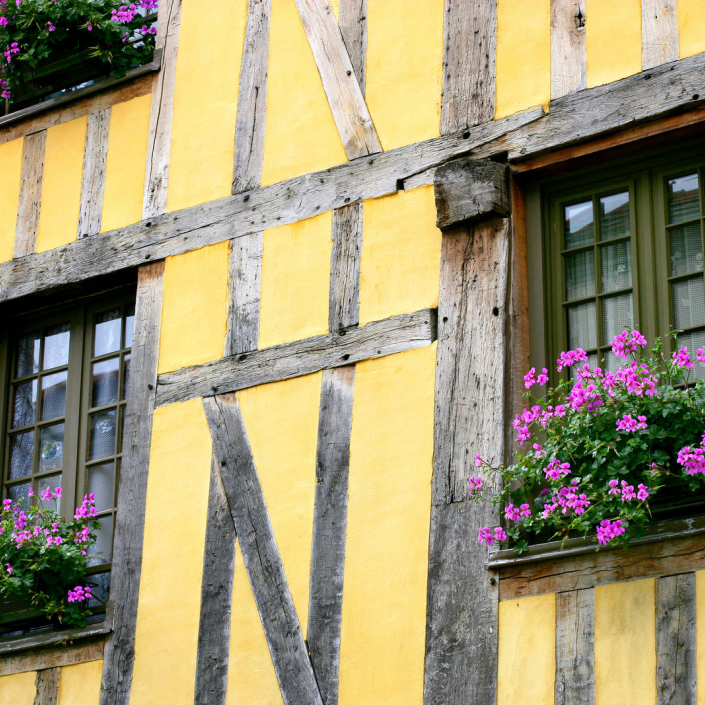 Troyes maisons à pans de bois