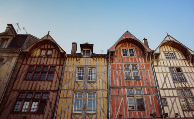 Troyes maisons à pans de bois