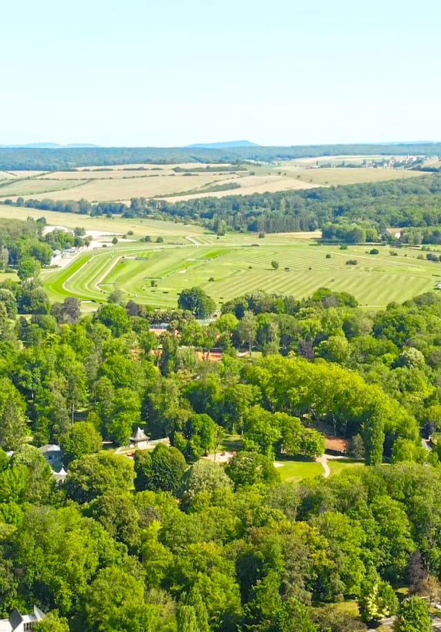 Vue aérienne Vittel