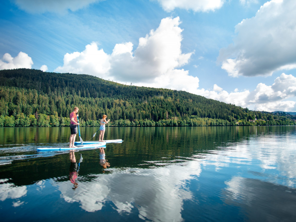 Paddle sur le lac de Gérardmer