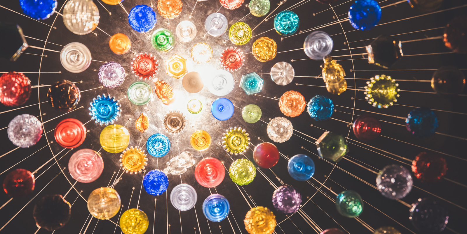 Lustre de Noël en boules Meisenthal