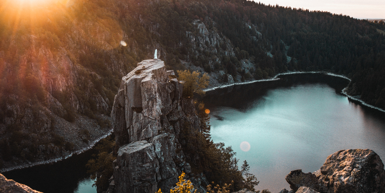 Coucher de soleil au Lac Blanc