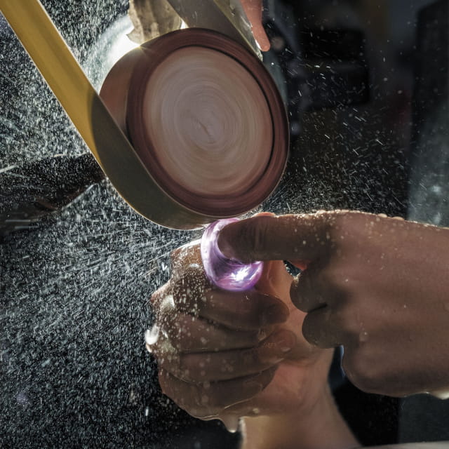 Usine Lalique fabrication de pièces d'art