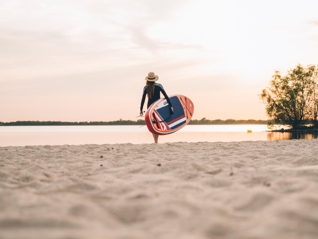 Sortie paddle au lac du Der