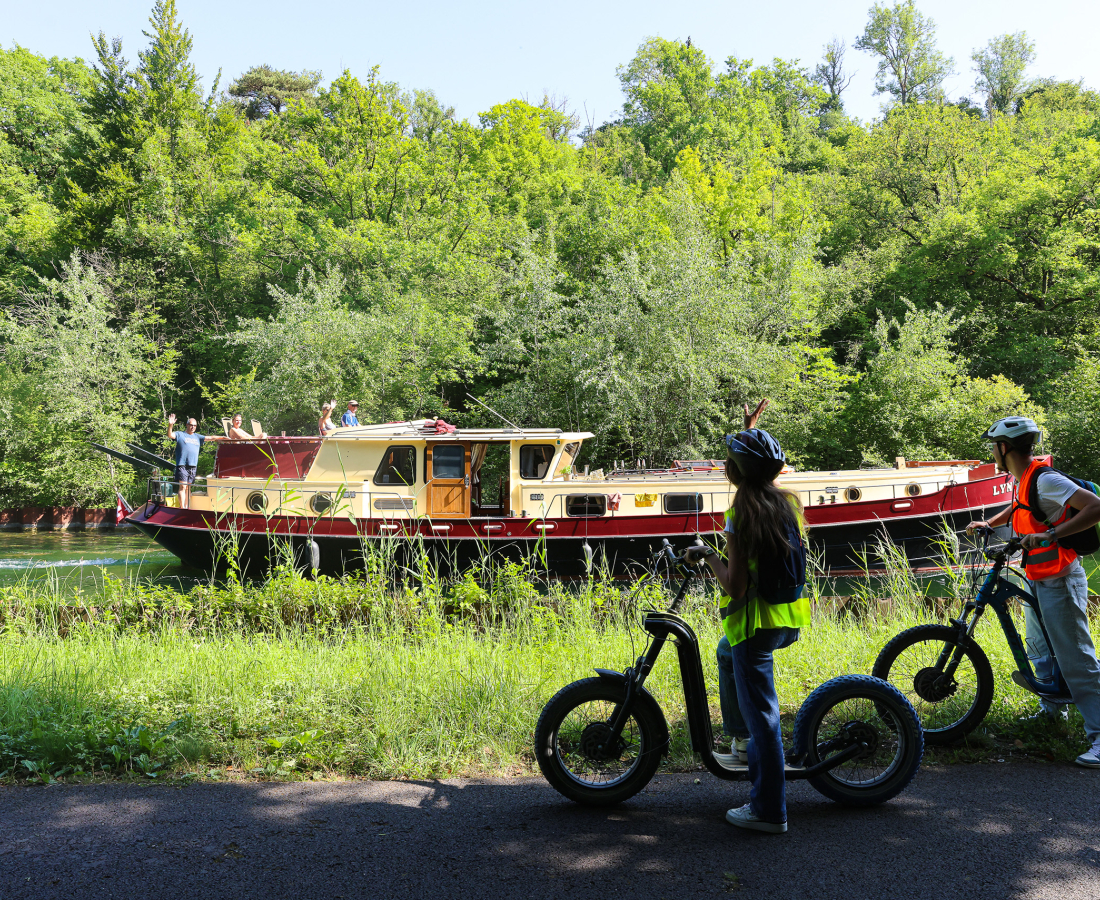 Trottinette Canal &amp; Coteaux Vitryats