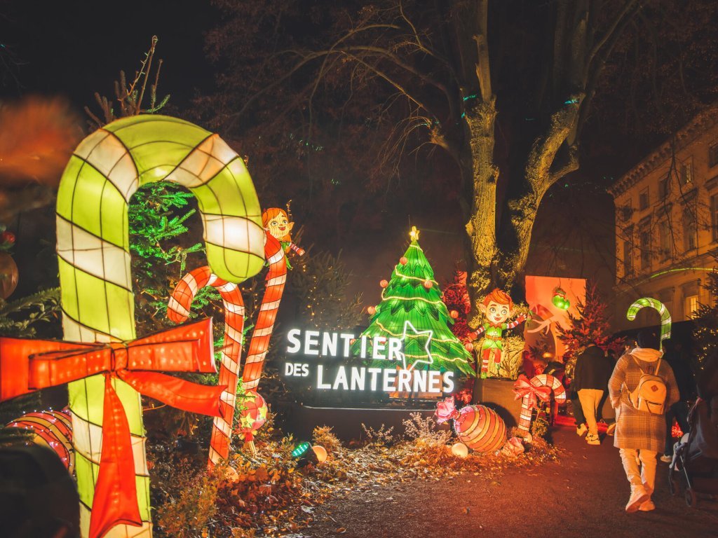 marché de noël Metz et sentier des Lanternes