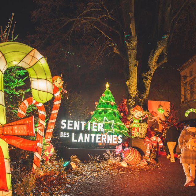 marché de noël Metz et sentier des Lanternes