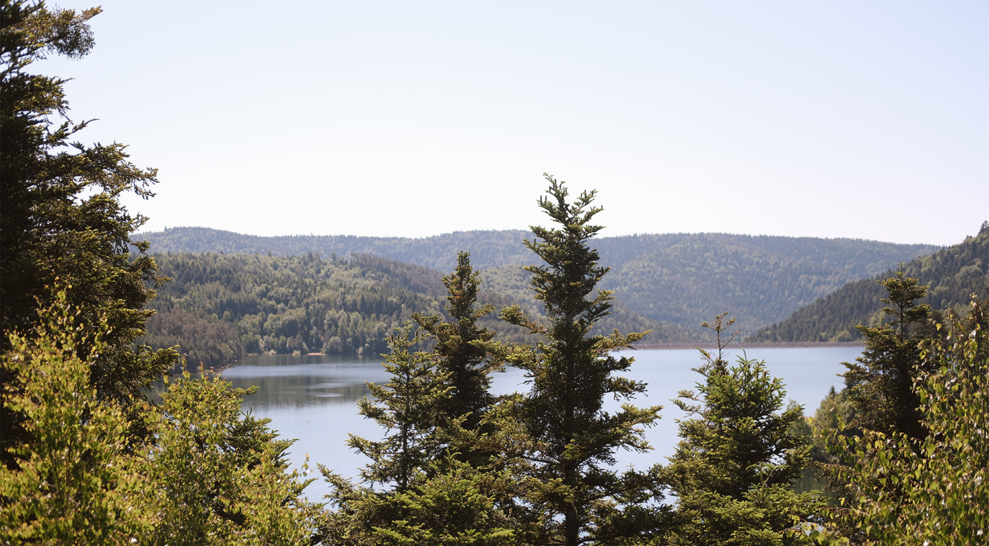 Pierre-Percée - Vue sur le lac de Pierre-Percée