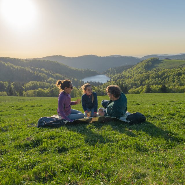 Pique-nique en famille au Hohneck