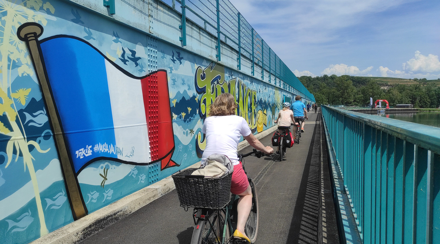 Eurovélo 15 - Ile du Rhin de Marckolsheim-Burkheim