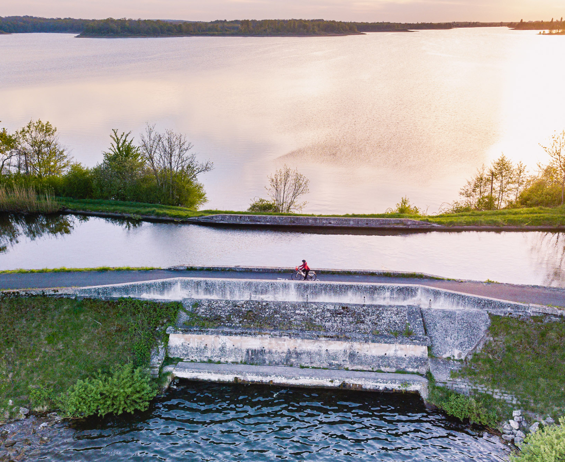 Pont canal-étang du Stock