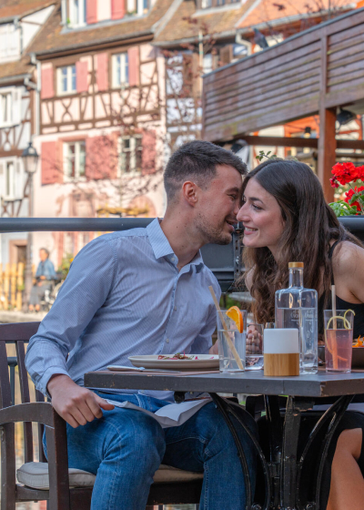 couple en terrasse
