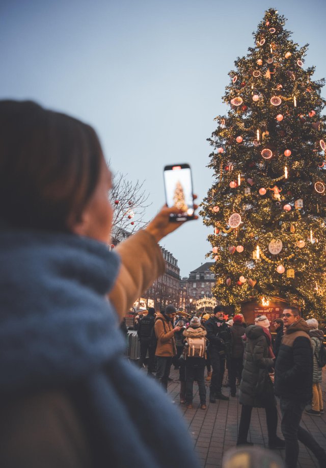 Sapin de noel kleber strasbourg