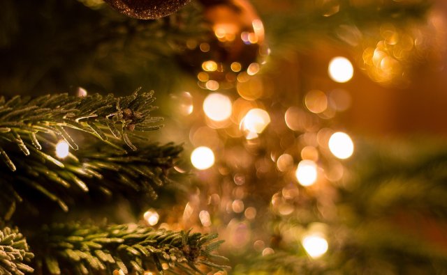 Sapin de noel guirlande