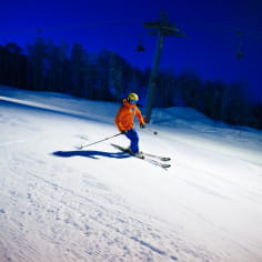 Dévalez les pistes de ski en nocturne dans les Vosges