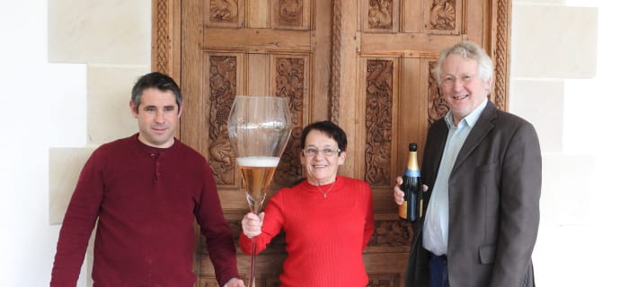 Visite du pressoir à la flûte - Champagne Pascal Walczak Père et Fils