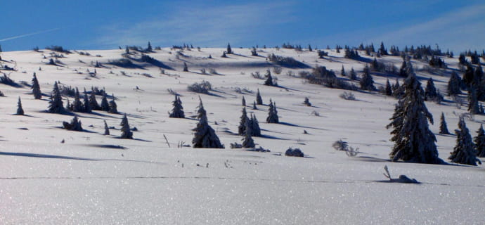 Les balcons du Lac Blanc en raquettes à neige