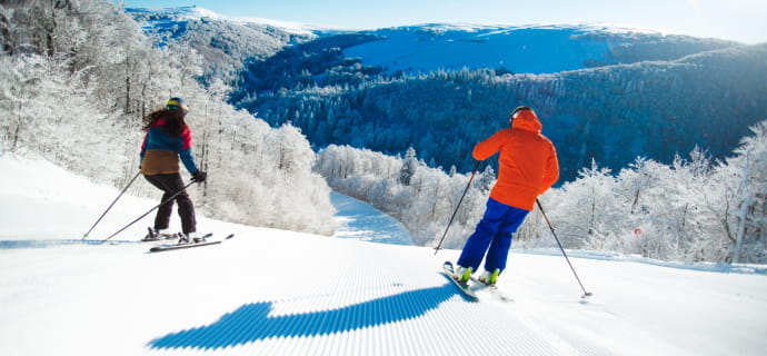 Ski season at La Bresse-Hohneck