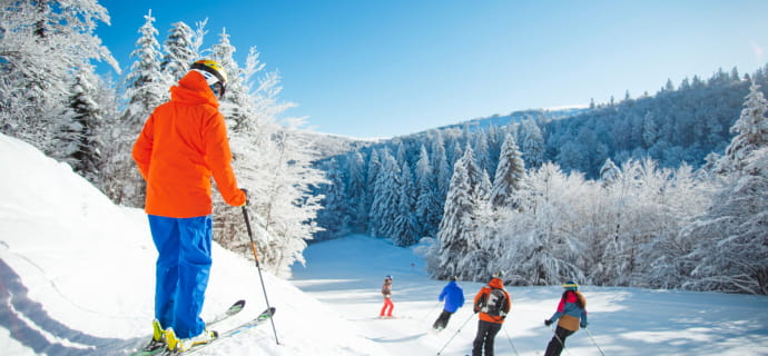 Ski season at La Bresse-Hohneck