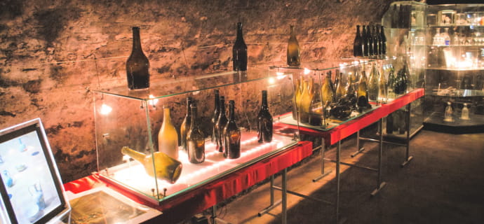 Visit of the Museum of bottles & tasting at Champagne Benoit Tassin