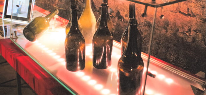Visit of the Museum of Bottles, child version, at Champagne Benoît Tassin
