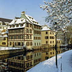 Strasburgo sotto la neve