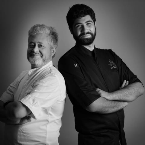 Chef-koks Didier en Luc Masson
