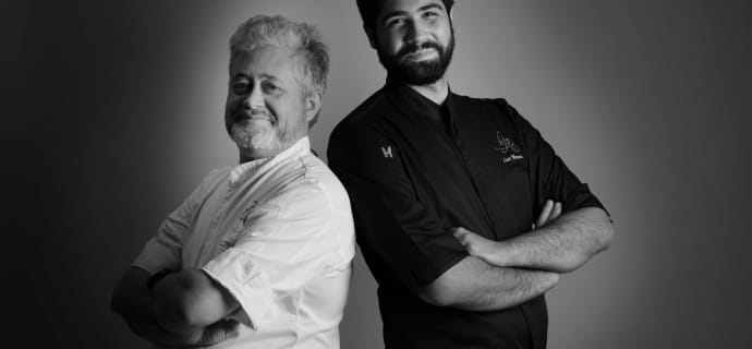 Chef-koks Didier en Luc Masson