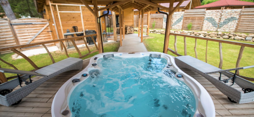Private Jacuzzi on intimate terrace