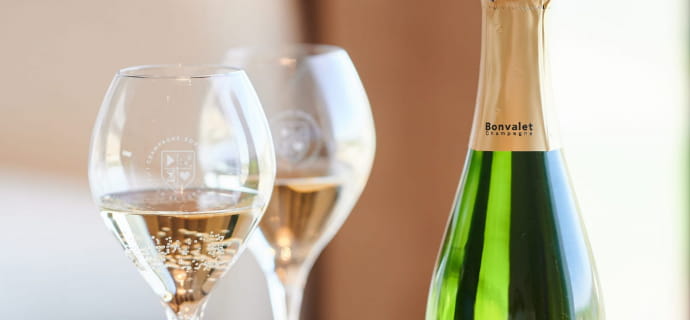 L'Essentiel-Verkostung im Champagne Bonvalet