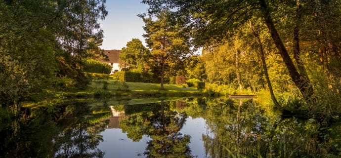 Ancienne ferme vosgienne rénovée avec son jardin en bordure des étangs et de la forêt, à 4km de la cure thermale de Bains les Bains (la Vôge les Bains)