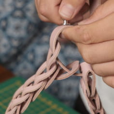 Atelier maroquinerie - Création d'une anse personnalisée en cuir