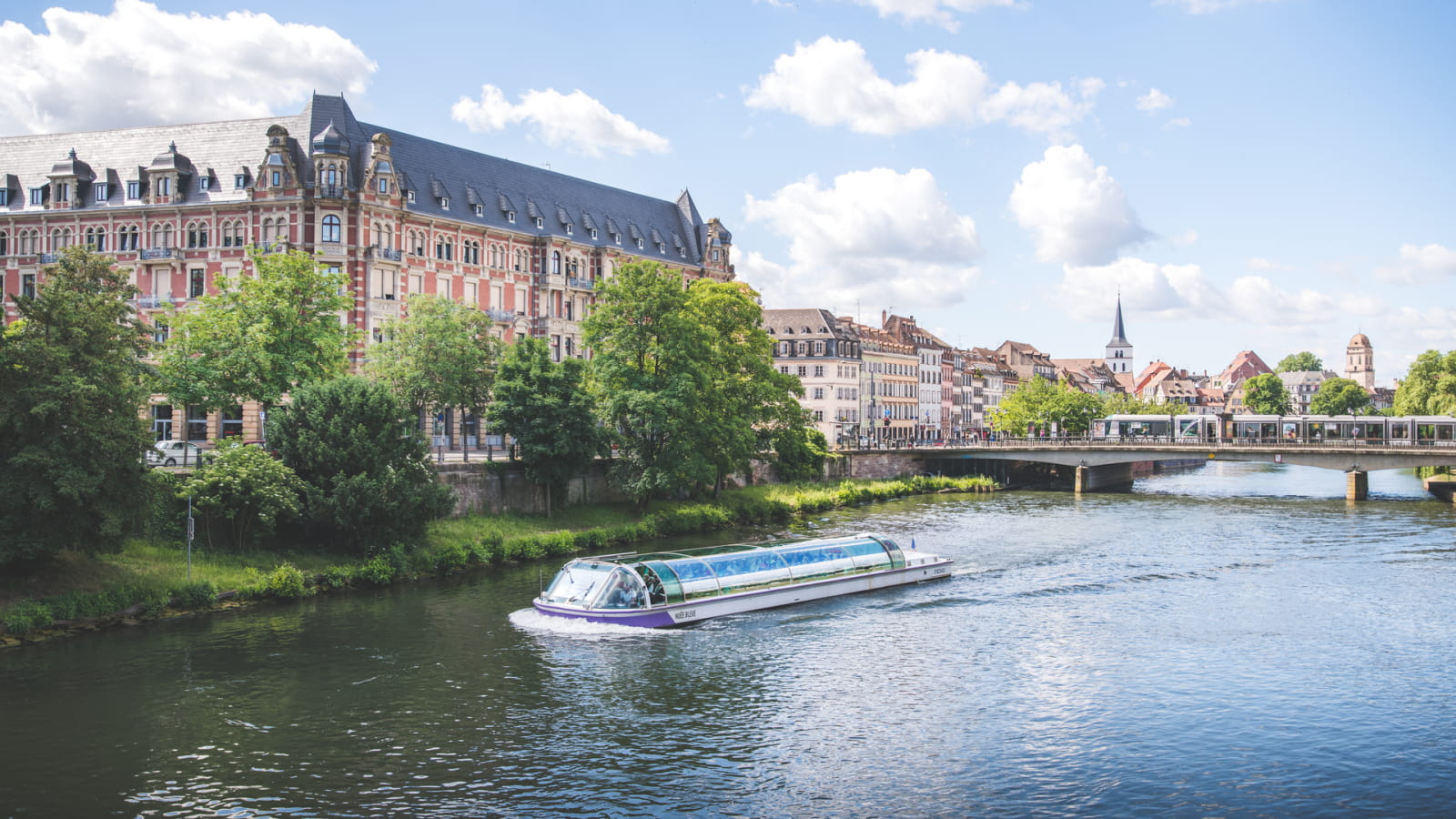 Visite en bateau à Strasbourg