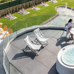 Suite Spa con vasca idromassaggio privata sulla terrazza panoramica