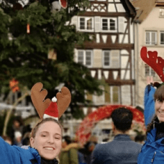 Christmas market treasure hunt in Colmar