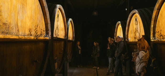 Immersive cellar visit, wine tasting and Alsatian meal