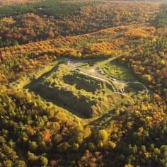 Vista aerea del Forte di Vaux