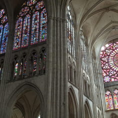 Stained glass windows in Troyes Cathedral