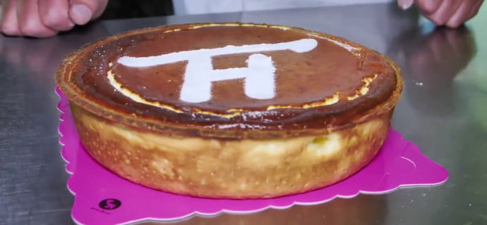 Tarte au fromage Thierry Hommel 