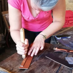 Leather work workshop - Creation of a strength bracelet