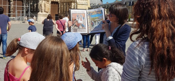 Visite guidée : la cathédrale de Reims pour les enfants