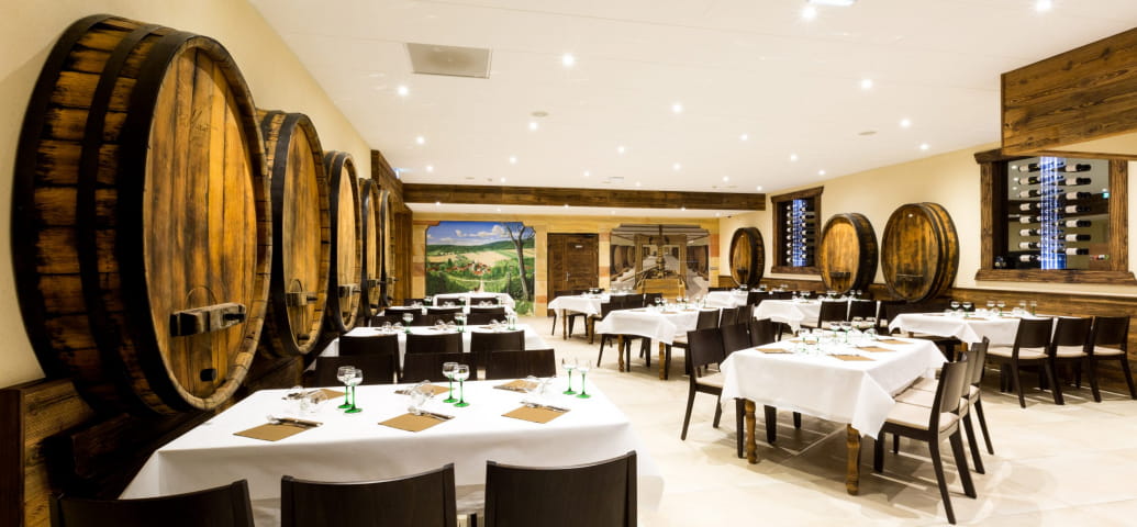 Enjoy gourmet Alsatian cuisine at the Keimberg hotel-restaurant