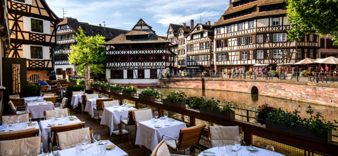 Straßburg an Bord eines Promenadenschiffs - Hôtel Régent Petite France
