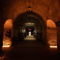 In the heart of the Mumm cellars