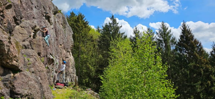 Introduzione all'arrampicata su roccia