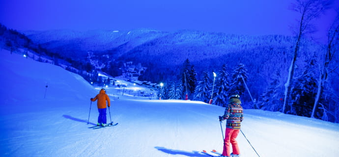 Faîtes les 1ères traces en ski aux aurores dans les Vosges