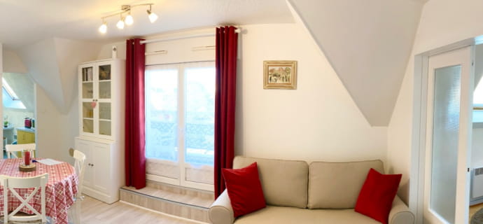 Coquet meublé climatisé au coeur de Colmar avec terrasse