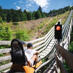 Schlitte mountain rail sled - start