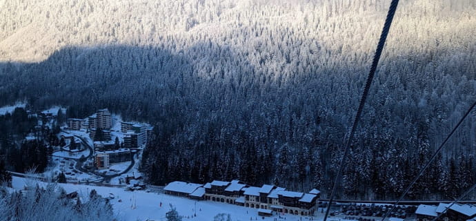 Ritorno pedonale in seggiovia a La Bresse-Hohneck - percorso per racchette da neve